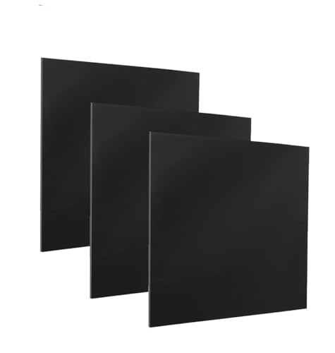 XMRISE Bakelit Phenolharz Platten Platten Platten Flachbildschirme PCB Mechanische Festigkeit 150mm x 150mm,Schwarz,5mm 3 Tablets von XMRISE