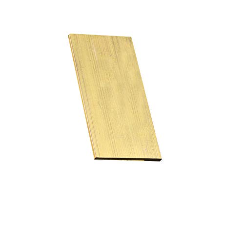 XMRISE Brass Noten Square Flat Bar Row-Stick Kupferteller Pad Metall Experiment Roh Industriematerialien Modell DIY,4mmx25mmx200mm von XMRISE
