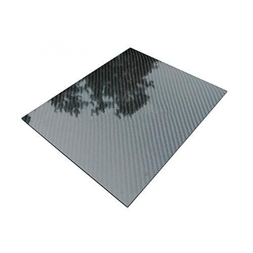 XMRISE-Kohlenstofffaserblatt 3K 100% Plattenplatte starre Laminat-Twill mit glänzender Oberfläche für RC-Drohne Quadcopter-Auto-Flugzeug,400mm x 500 x 0.2mm XMRISE-Kohlenstofffaserblatt 3K 100% Plattenplatte starre Laminat-Twill mit glänzender Oberfläche für RC-Drohne Quadcopter-Auto-Flugzeug,400mm x 500 x 0.2mm von XMRISE