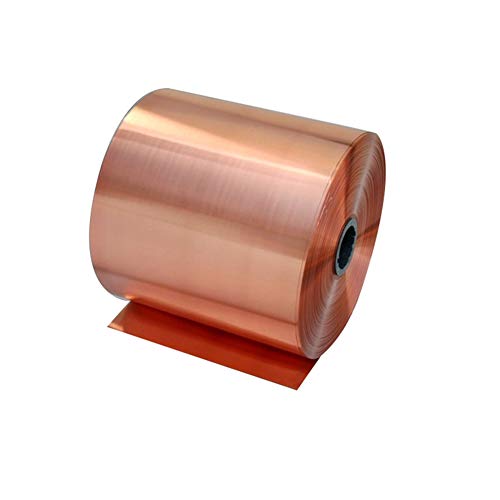 XMRISE Reine Kupferfolie Metall Kupfer Blech Materialabtrag Rolls- General Use DIY oder Bauunternehmer,0.1mm*100mm*5000mm von XMRISE