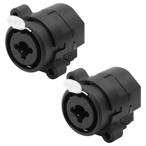 XMSJSIY 2 in 1 XLR & 6.35mm Sockel Combo 3 Pin XLR +1/4" 6.35mm Stereo Jack Chassis Audio Socket Panel Mount Lötanschluss 3 Pin 1/4" TS/TRS Stecker Adapter Mikrofon Mic Lautsprecher Adapter - 2PCS XMSJSIY 2 in 1 XLR & 6.35mm Sockel Combo 3 Pin XLR +1/4" 6.35mm Stereo Jack Chassis Audio Socket Panel Mount Lötanschluss 3 Pin 1/4" TS/TRS Stecker Adapter Mikrofon Mic Lautsprecher Adapter - 2PCS von XMSJSIY