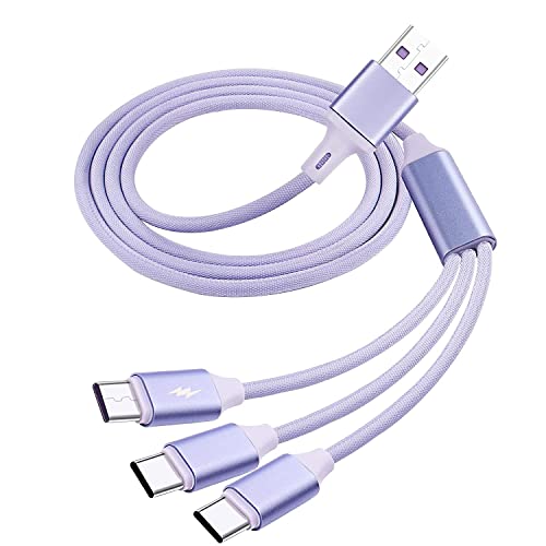 XMSJSIY 66W USB auf USB C Schnellladekabel 6A Schnellladekabel Splitter 3 in 1 USB Stecker auf Typ C Stecker Ladegerät/Datenkabel für Handy, Tablets und mehr-1.5M XMSJSIY 66W USB auf USB C Schnellladekabel 6A Schnellladekabel Splitter 3 in 1 USB Stecker auf Typ C Stecker Ladegerät/Datenkabel für Handy, Tablets und mehr-1.5M von XMSJSIY