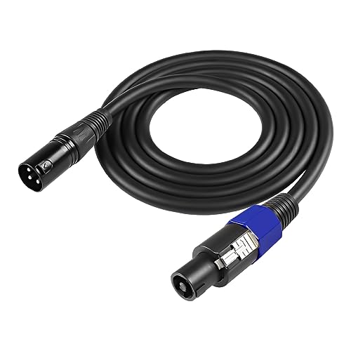 XMSJSIY Speakon zu XLR Kabel Audio Jack Speakon Stecker zu XLR 3Pin Stecker Mikrofon Verlängerung Lead Speakon Lautsprecher Kabel mit Twist Lock für Verstärker DJ PA Bühne -1.8M XMSJSIY Speakon zu XLR Kabel Audio Jack Speakon Stecker zu XLR 3Pin Stecker Mikrofon Verlängerung Lead Speakon Lautsprecher Kabel mit Twist Lock für Verstärker DJ PA Bühne -1.8M von XMSJSIY