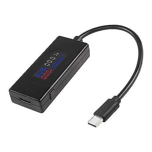 XMSJSIY USB C Spannungsprüfer Meter 4-30V 0-6.5A 195W Typ-C USB-C Spannungsverstärker Power Digital Multimeter Typ C USB Ladegerät mit Farbe LCD Display für Computer Laptop Telefon Solar Panel-1PCS XMSJSIY USB C Spannungsprüfer Meter 4-30V 0-6.5A 195W Typ-C USB-C Spannungsverstärker Power Digital Multimeter Typ C USB Ladegerät mit Farbe LCD Display für Computer Laptop Telefon Solar Panel-1PCS von XMSJSIY