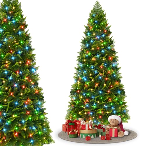 XMTECH 180cm Künstlicher Weihnachtsbaum Grün in Premium Qualität mit Bunten LED-Lichtern, Realistischen Zweigen aus PE+PVC & Metallständer -Mehrweg Weihnachtsdekoration XMTECH 180cm Künstlicher Weihnachtsbaum Grün in Premium Qualität mit Bunten LED-Lichtern, Realistischen Zweigen aus PE+PVC & Metallständer -Mehrweg Weihnachtsdekoration von XMTECH