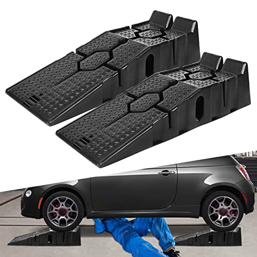XMTECH 2 Stück Kunststoff Auffahrrampe Schwerlast Rampe bis 2.5 Tonnen,Hebebühne KFZ Rampe 320 mm Auffahrbreite,Hebeplattform Auffahrschiene Verladerampe XMTECH 2 Stück Kunststoff Auffahrrampe Schwerlast Rampe bis 2.5 Tonnen,Hebebühne KFZ Rampe 320 mm Auffahrbreite,Hebeplattform Auffahrschiene Verladerampe von XMTECH