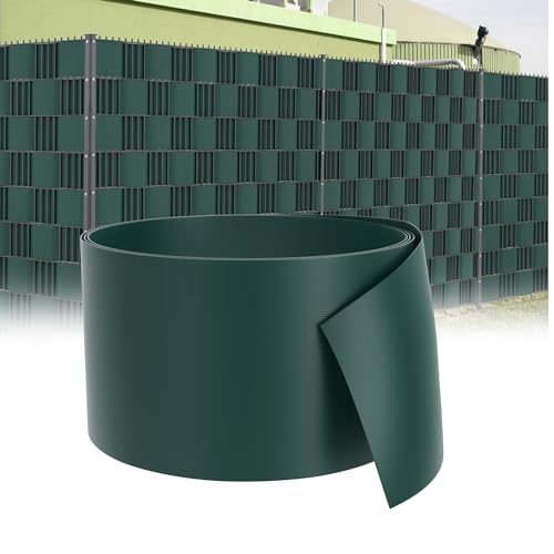 XMTECH 20x Premium Hart-PVC Sichtschutzstreifen für Doppelstabmatten Grün,Sichtschutz für den Zaun, Balkon gartenzaun sehr stabil, 2,5m x 19cm XMTECH 20x Premium Hart-PVC Sichtschutzstreifen für Doppelstabmatten Grün,Sichtschutz für den Zaun, Balkon gartenzaun sehr stabil, 2,5m x 19cm von XMTECH
