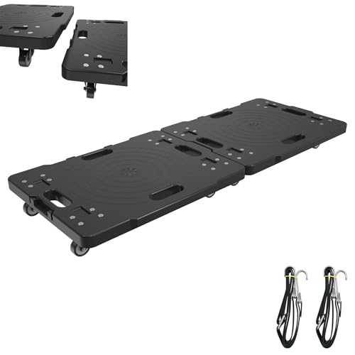 XMTECH 2er Möbelroller Transportroller 150 kg Tragkraft – Gummirollen Rollbrett Transporthilfe Umzugshelfer mit 2 Gummiseilen, erweiterbar & koppelbar, 52x39 cm, Schwarz XMTECH 2er Möbelroller Transportroller 150 kg Tragkraft – Gummirollen Rollbrett Transporthilfe Umzugshelfer mit 2 Gummiseilen, erweiterbar & koppelbar, 52x39 cm, Schwarz von XMTECH