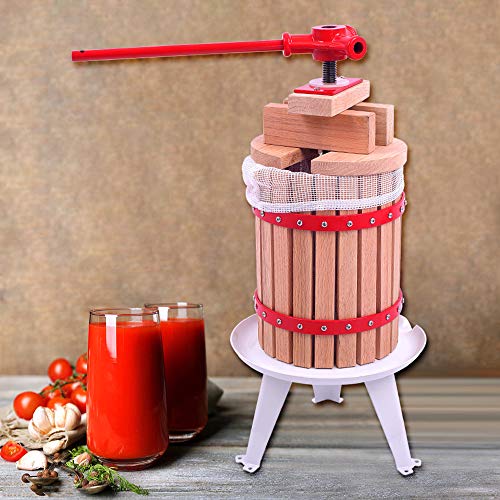 XMTECH 6L Obstpresse Presstuch Mechanische Saftpresse Weinpresse Apfelpresse Fruchtpresse Maischepresse DIY - 6L XMTECH 6L Obstpresse Presstuch Mechanische Saftpresse Weinpresse Apfelpresse Fruchtpresse Maischepresse DIY - 6L von XMTECH