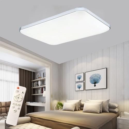 XMTECH 72W Dimmbar Deckenleuchte Modern Deckenlampe Flur Wohnzimmer Lampe Schlafzimmer mit Fernbedienung XMTECH 72W Dimmbar Deckenleuchte Modern Deckenlampe Flur Wohnzimmer Lampe Schlafzimmer mit Fernbedienung von XMTECH