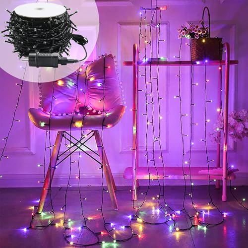 XMTECH 80m 800 LED Lichterkette Außen Innen Dekoration für Weihnachten, Ostern, Halloween, Hochzeit, Party, mit 8 Leuchtmodi, Wasserdicht IP44, Bunt XMTECH 80m 800 LED Lichterkette Außen Innen Dekoration für Weihnachten, Ostern, Halloween, Hochzeit, Party, mit 8 Leuchtmodi, Wasserdicht IP44, Bunt von XMTECH