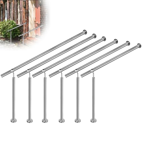 XMTECH Edelstahl Handlauf Treppengeländer Geländer Eingangsgeländer für Treppen Wandhandlauf Treppenhaus, Winkel Einstellbar, Länge:100 cm von XMTECH