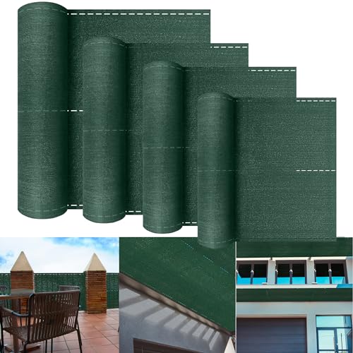 XMTECH HDPE Zaunblende Tennisblende Sichtschutz Zaun Netz aus 150 g/m², Windschutz Sonnenschutz Schattiernetz mit Kabelbinder für Sportplatz Garten Balkon - Grün, 2,0 x 10 m XMTECH HDPE Zaunblende Tennisblende Sichtschutz Zaun Netz aus 150 g/m², Windschutz Sonnenschutz Schattiernetz mit Kabelbinder für Sportplatz Garten Balkon - Grün, 2,0 x 10 m von XMTECH