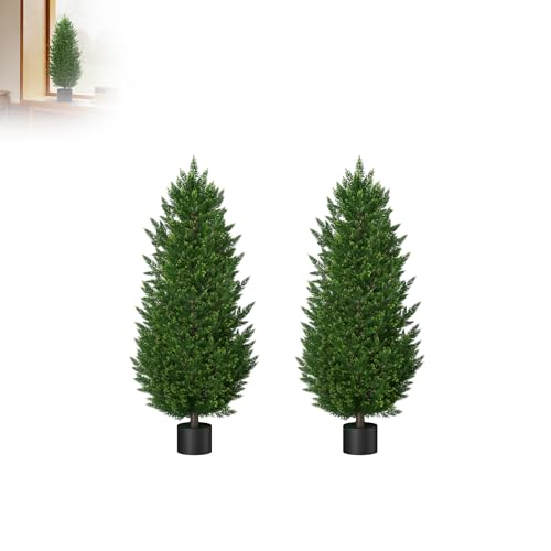 XMTECH Künstliche Pflanzen – Künstliche Zypresse im Topf, 90 cm Hoch, UV-beständig, Immergrün & Pflegeleicht, Dekopflanzen & Kunstpflanzen für Garten, Balkon, Wohnzimmer, Büro, 2 er Set XMTECH Künstliche Pflanzen – Künstliche Zypresse im Topf, 90 cm Hoch, UV-beständig, Immergrün & Pflegeleicht, Dekopflanzen & Kunstpflanzen für Garten, Balkon, Wohnzimmer, Büro, 2 er Set von XMTECH