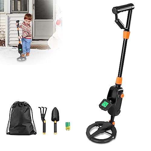 XMTECH Metalldetektor für Kinder,Leichter Metall Suchgeraet mit Pinpointer, Hochempfindlicher Junior Metalldetektor mit LCD und Sound,Geschenk für Kinder, Outdoor-Schatzsuche von XMTECH