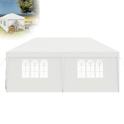 XMTECH Partyzelt Pavillon 3x6m mit 6 Seitenteile -18 m², weiß Festzelt Gartenpavillon Gartenzelt Gartenzelt PE Plane für Party, Hochzeit, kommerzielle Aktivitäten XMTECH Partyzelt Pavillon 3x6m mit 6 Seitenteile -18 m², weiß Festzelt Gartenpavillon Gartenzelt Gartenzelt PE Plane für Party, Hochzeit, kommerzielle Aktivitäten von XMTECH