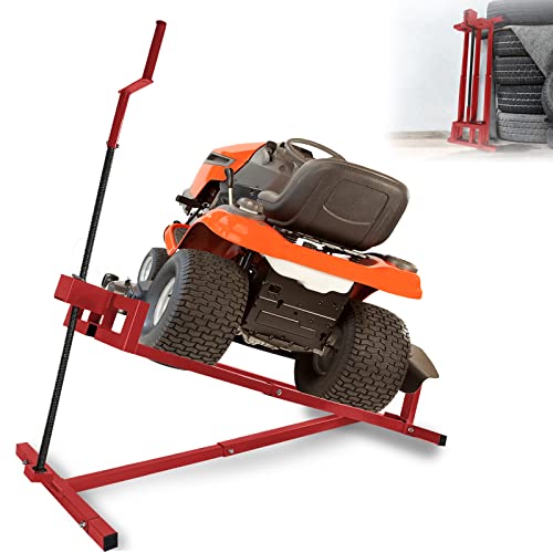XMTECH Rasentraktorheber Hebevorrichtung Rasentraktor Rasenmäher Lifter 45° Neigung verstellbar, 400KG Hebebühne Hebevorrichtung für Aufsitzmäher Reinigungshilfe Universal, Rot XMTECH Rasentraktorheber Hebevorrichtung Rasentraktor Rasenmäher Lifter 45° Neigung verstellbar, 400KG Hebebühne Hebevorrichtung für Aufsitzmäher Reinigungshilfe Universal, Rot von XMTECH