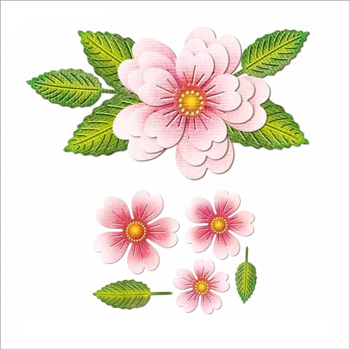XMZZMX 3D-Spleißschablonen mit fünf Blütenblättern, Metall, für Kartenherstellung, Papierprägung, Vorlagen, Aufbewahrungstaschen, Zubehör, Fotorahmen, Album, DIY, Scrapbooking, Schablonen-Sets XMZZMX 3D-Spleißschablonen mit fünf Blütenblättern, Metall, für Kartenherstellung, Papierprägung, Vorlagen, Aufbewahrungstaschen, Zubehör, Fotorahmen, Album, DIY, Scrapbooking, Schablonen-Sets von XMZZMX