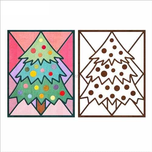 XMZZMX Hintergrund Weihnachtsbaum Metall Stanzformen für Kartenherstellung, Papierprägung Stanzformen Kit Aufbewahrungstaschen Zubehör, Scrapbooking Schablonen XMZZMX Hintergrund Weihnachtsbaum Metall Stanzformen für Kartenherstellung, Papierprägung Stanzformen Kit Aufbewahrungstaschen Zubehör, Scrapbooking Schablonen von XMZZMX