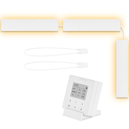 Infrarot Anti Schimmel Heizung – Schimmelentferner ohne Chemie mit Smart Timer – Alternative zu Schimmelspray – Für Wand & Bad – Bekämpft Schimmel am Ursprung - Xnature XN-IC60 3er-SET von XNATURE