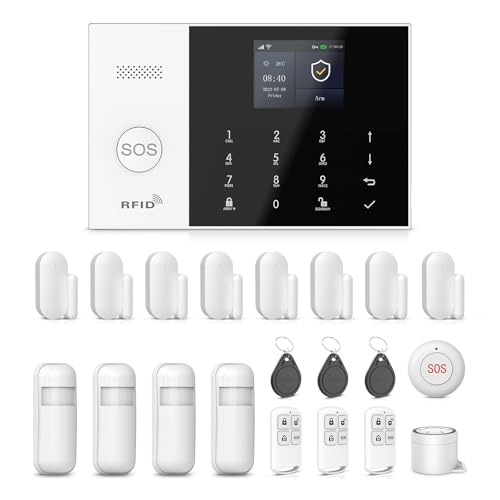 XNH 4G/WLAN Smart Home Sicherheitssystem, Alarmanlage Haus, Alarmanlage Wohnung mit APP, 21 Stück: Tür- und Fenstersensoren, Bewegungsmeldern, Fernbedienungen, 120dB Sirene, Funktioniert mit Alexa XNH 4G/WLAN Smart Home Sicherheitssystem, Alarmanlage Haus, Alarmanlage Wohnung mit APP, 21 Stück: Tür- und Fenstersensoren, Bewegungsmeldern, Fernbedienungen, 120dB Sirene, Funktioniert mit Alexa von XNH