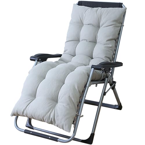 XNKLPY Bankauflage Für Gartenmöbel, Polsterauflage Für Hollywoodschaukel, Outdoor Sonnenliege Kissen, Polster Auflage Für Gartenbank, Bodenkissen Lounge (Nur Kissen)(Size:120x55cm,Color:Hellgrau) von XNKLPY