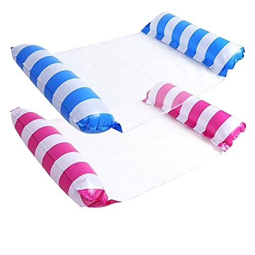 2 Stücke Aufblasbare Wasserhängematte, 4 In1 Wasser Hängematte, Aufblasbares Schwimmbett, Pool Wasser Luftmatratze Loungesessel Pool Mit Netz, Wasserhängematte Bett Liege Für Erwachsene Und Kinder 2 Stücke Aufblasbare Wasserhängematte, 4 In1 Wasser Hängematte, Aufblasbares Schwimmbett, Pool Wasser Luftmatratze Loungesessel Pool Mit Netz, Wasserhängematte Bett Liege Für Erwachsene Und Kinder von XNSHUN