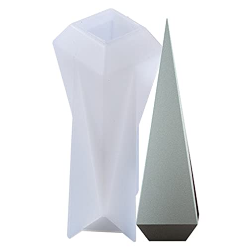 DIY Silikon Kerzenform 3D Kerzen Gießform, Pyramide Silikonform Gießform Silikon Kerzengießform, Kreative DIY Stereo Kerze Form Harz Casting Formen Für Handgemachte Kerzen Aroma Seife Ornament DIY Silikon Kerzenform 3D Kerzen Gießform, Pyramide Silikonform Gießform Silikon Kerzengießform, Kreative DIY Stereo Kerze Form Harz Casting Formen Für Handgemachte Kerzen Aroma Seife Ornament von XNSHUN