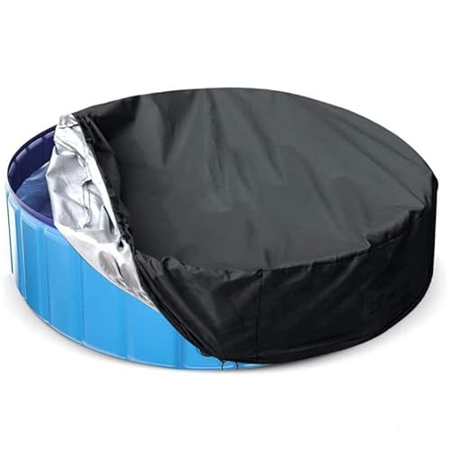 XNSHUN Abdeckung Für Hundepool, Rund Pool Schutzabdeckung Schwimmbad Abdeckung, Faltbare UV-beständig Poolabdeckplane Whirlpool Abdeckung Kinderbeckenabdeckung Für Family Pools, Schwarz XNSHUN Abdeckung Für Hundepool, Rund Pool Schutzabdeckung Schwimmbad Abdeckung, Faltbare UV-beständig Poolabdeckplane Whirlpool Abdeckung Kinderbeckenabdeckung Für Family Pools, Schwarz von XNSHUN