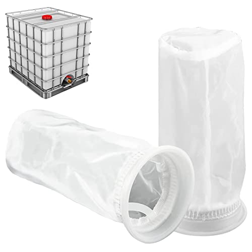 XNSHUN IBC Deckel Filter, IBC Ersatzfilter Nylon Filter, Für Filterset IBC Regenwassertank (2 Stück) von XNSHUN