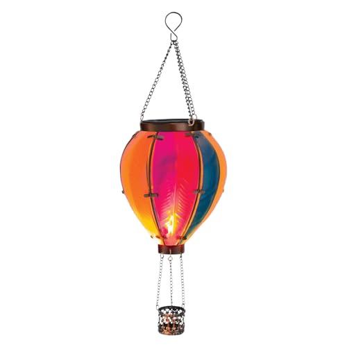 XNSHUN Solarlampen Für Außen Hängend, Ballonform Gartenleuchte Hängelampe Hängeleuchten Garten Deko Solarleuchte Wasserdicht Solar Wandleuchte Gartenleuchten Für Balkon Terrassen Außen Deko (Orange) von XNSHUN
