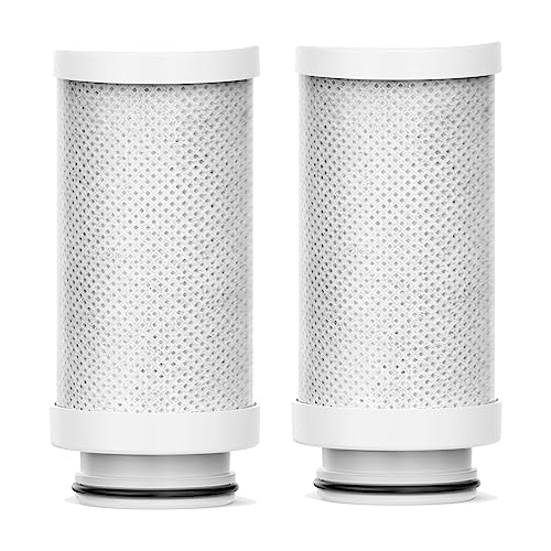 XNTONG Carbon Fibre Filter, Wasserfilter Ersatzkartuschen,Carbon Fibre Filter Cartridges, Replaceable Carbon Fibre Filter, (Kohlefaserfilter x 2) von XNTONG