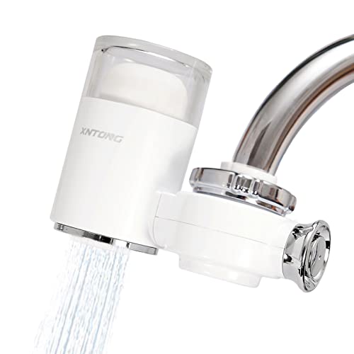 XNTONG Wasserfilt Wasserhahn, Wasserfilter für Wasserhahn, Filter Wasserhahn für Zuhause, Küche, Wasserhahnfilter für Trinkwasser, kann entfernt Blei, Chlor, Sand, Schwer von XNTONG