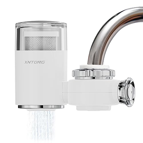 XNTONG Wasserfilter Wasserhahn, Wasserfilter für Wasserhahn, Wasserhahn Filte für Zuhause, Küche, Wasserfilter für Den Wasserhahn, kann entfernt Blei, Chlor, Sand, Schwermetalle und andere Schadstoffe von XNTONG