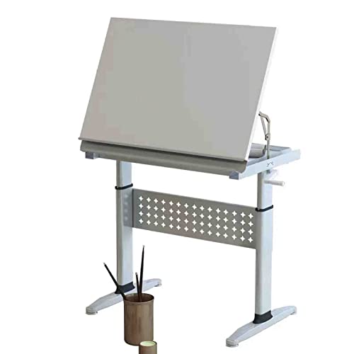 XNXYSMKJ Schmiedeeiserner Maltisch Lehrmöbel kann Hebetisch Technik Designtisch Zeichentisch Schule Studiertisch Labor Hochtisch von XNXYSMKJ