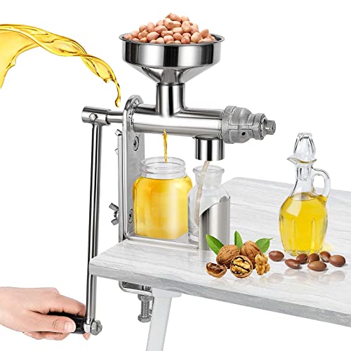 XNYXLPP Manuelle Ölpressmaschine, Haushalts-Saatgut-Extractor für Erdnüsse, für das Auspressen von Sesam- und Sonnenblumensamen, für den Haushalt von XNYXLPP