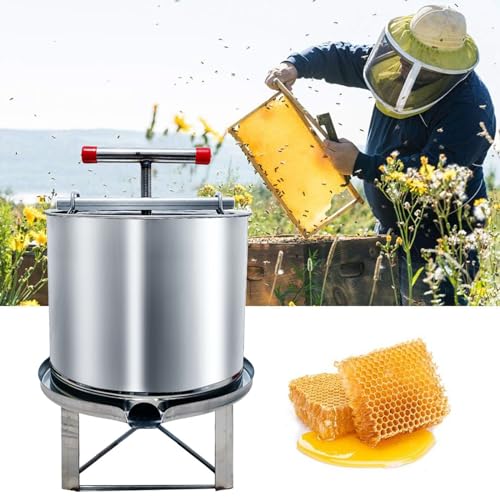 XNYXLPP Manuelle Presse Haushaltspressmaschine aus Edelstahl Obst Weinherstellungsgerät, für Trauben, Cider, Beeren, Gemüse XNYXLPP Manuelle Presse Haushaltspressmaschine aus Edelstahl Obst Weinherstellungsgerät, für Trauben, Cider, Beeren, Gemüse von XNYXLPP