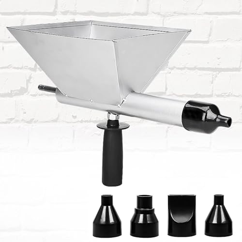 Elektrische Mörtelspritze, Mörtelpresse aus Stahllegierung mit 4 Düsen, Tragbarer Elektrische Mörtelpumpe, Electric Mortar Grout Gun für Türen und Fenster, Mauerwerk, Bodenverfugung von XNZMYN
