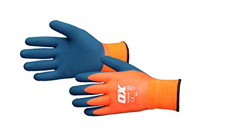 OX ox-s483910 Wasserdicht Thermo-Latex Handschuh, Größe 10, orange/blau/X-Large von OX Tools