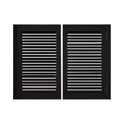 Holz ​Saloontür​ Automatischer Schließfunktion Retro Lamellen mit ​Scharnieren​ & Zubehör für Eingang ​Bar Küche​ Deko(150x100cm(59.1x39.4in)) von XOBRJQZ