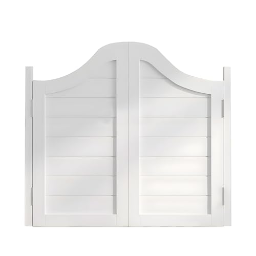 ​Innentüren Kiefernholz​ ​Saloontüren​ Western-Schwenktüren mit Scharnieren, 180° Schwenkwinkel für Balkon, ​Küche, Laden Eingang(130x90cm(51.2x35.4in)) von XOBRJQZ