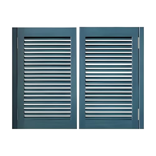 Saloon Schwingtür für Innen & Außen, Halbhohe Western-Bartür aus Massivholz mit Metall-Scharnieren für Garten, Terrasse, Hauseingang(90x90cm(35.4x35.4in)) von XOBRJQZ