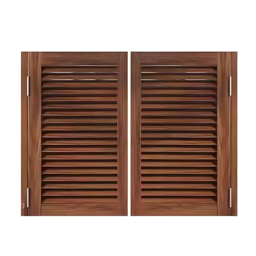 Schwingtür Holz Lamellen Automatischer Schließfunktion Western-Stil mit Scharnieren für Flur, ​Küche, Eingang, ​Bar, Tresen(100x90cm(39.4x35.4in)) von XOBRJQZ
