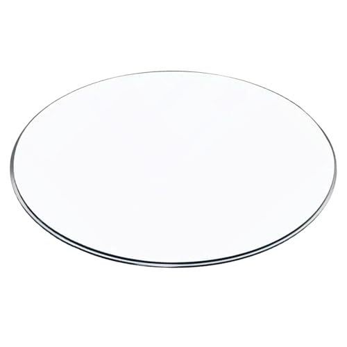 XOBRJQZ Runde Glasplatte, 8 Mm Klare Gehärtetes Glas, Abgeschrägte Polierte Kante, Ersatzglasplatte Für Esstische, Couchtische, Garten(450mm(18In)) von XOBRJQZ