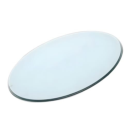 XOBRJQZ Runde Glasplatte, Tischplatte Aus Klare Gehärtetem Glas, 8 Mm Dicke, Sichere, Abgeschrägte, Polierte Kante Mehrzweck Für Esstisch, Couchtisch, Restaurant(68cm) von XOBRJQZ