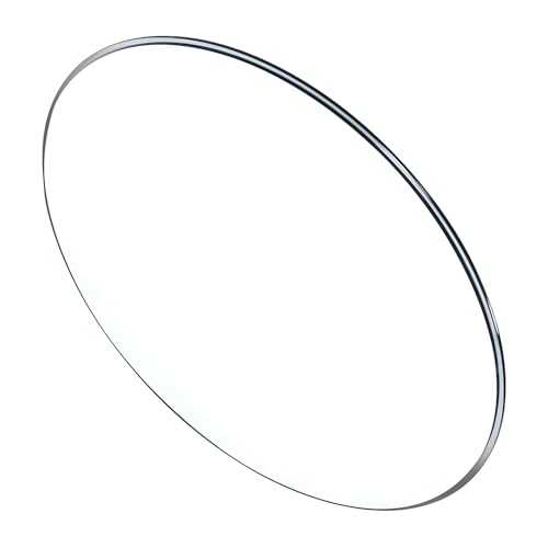 XOBRJQZ Runde Tischplatte Aus Glas - Gehärtetes Glas, 8 Mm Dick, Poliertes Klarglas, Tischplatte Tischschutz, Für Esstisch, Couchtisch, Schreibtisch(380mm(15In)) von XOBRJQZ