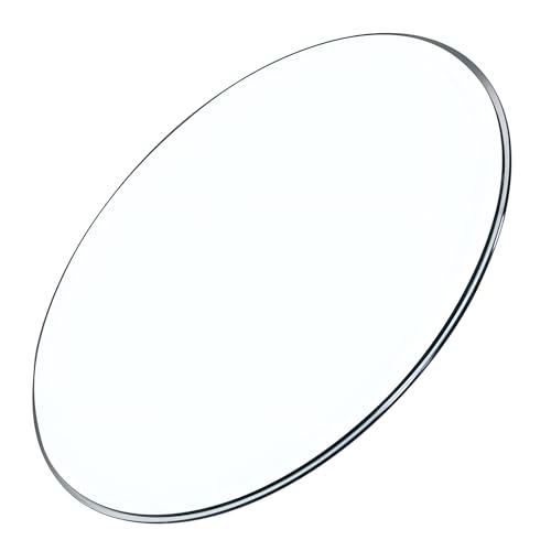 XOBRJQZ Runde Tischplatte aus Gehärtetem Glas, Ersatz Glas für Beistelltische, Klarglas mit Polierter Kante, Tischplatte Tischschutz(850mm(34In)) von XOBRJQZ