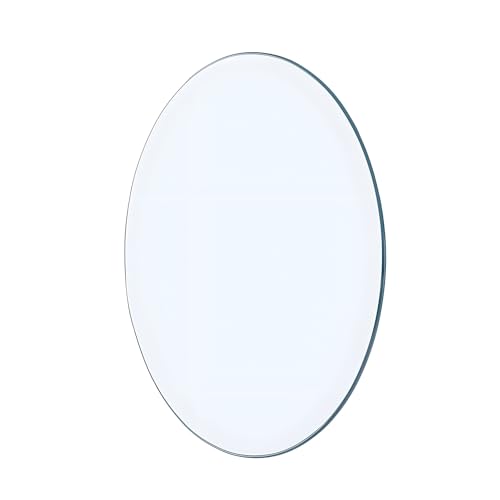 XOBRJQZ Runde Tischplatte aus Glas, 8 Mm Dickes Gehärtetes Glas, Polierte Kanten, Ersatz-Glastischplatte für Wohnzimmer, Terrasse(400mm(16In)) von XOBRJQZ