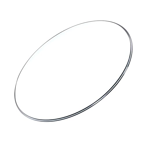 XOBRJQZ Runde Tischplatte aus Klarem, Gehärtetem Glas, 8 Mm Dicke, Flach Polierte Kante, Nützlich für Den Austausch, Tischschutz(450mm(18In)) von XOBRJQZ