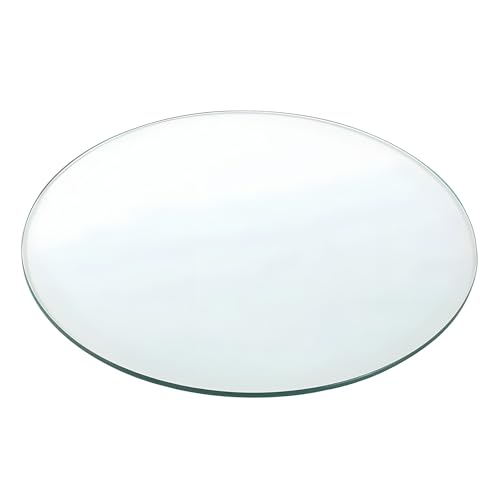 XOBRJQZ Tischplatte aus Glas, 8 Mm Dicke Polierte Kanten aus Gehärtetem Bleistift(400mm(16In)) von XOBRJQZ